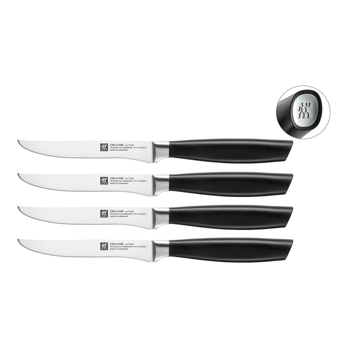 Zwilling All Star Silver Steak Knife Set, 4-Piece