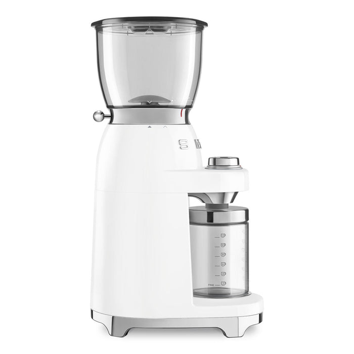 Smeg 50's Retro Style Aesthetic White Coffee Grinder