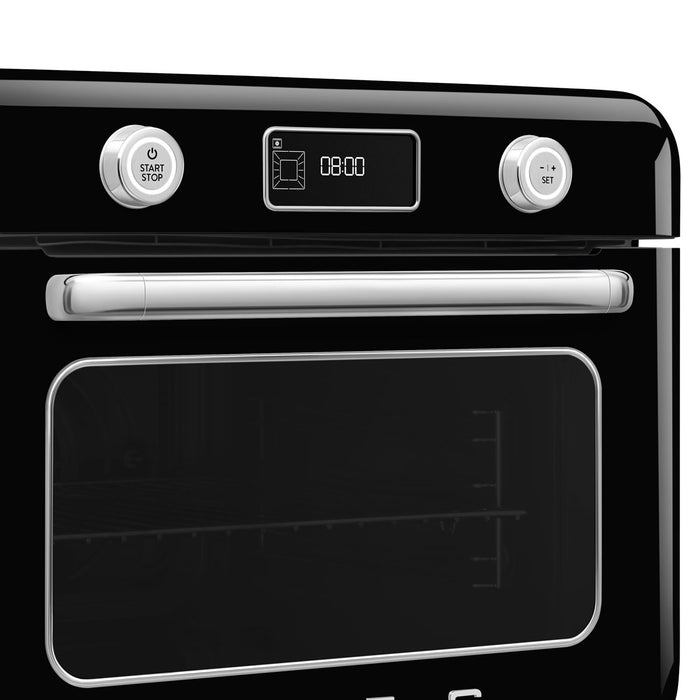 Smeg Retro Style Black Countertop Combi Oven