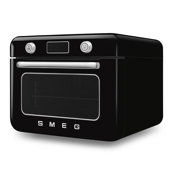 Smeg Retro Style Black Countertop Combi Oven