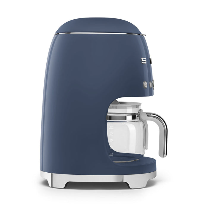 Smeg 50's Retro Style Aesthetic Navy Drip Coffee Machine