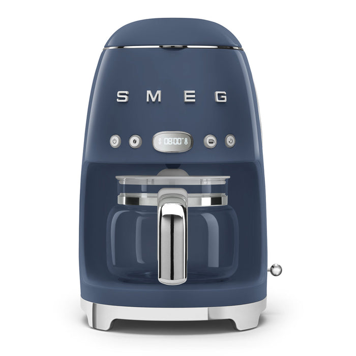 Smeg 50's Retro Style Aesthetic Navy Drip Coffee Machine