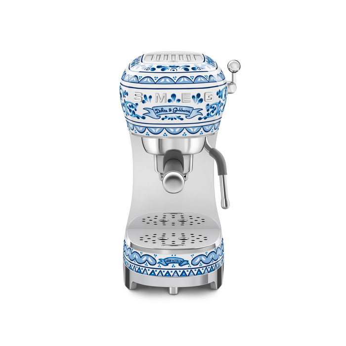 Smeg Dolce and Gabbana Blu Mediterraneo Manual Espresso Machine