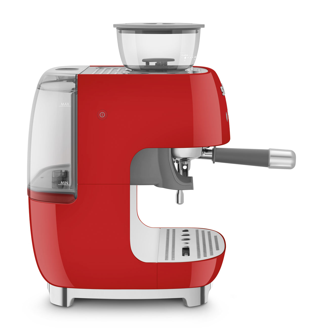 Smeg Retro-Style Red Espresso Manual Coffee Machine