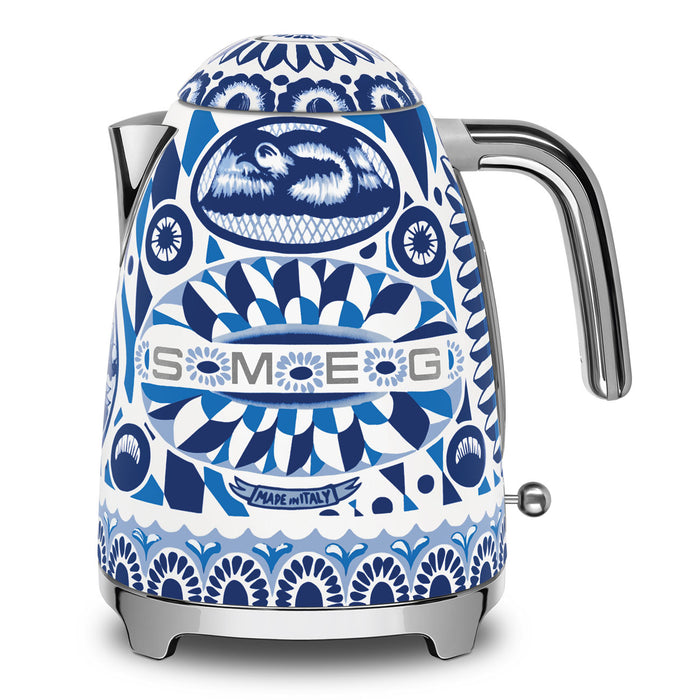 Smeg Dolce and Gabbana Blu Mediterraneo 7 Cup Electric Kettle