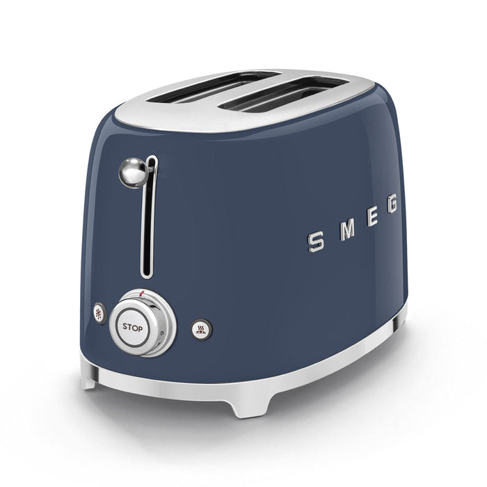 Smeg 50's Retro Style Aesthetic Navy 2-Slice Toaster