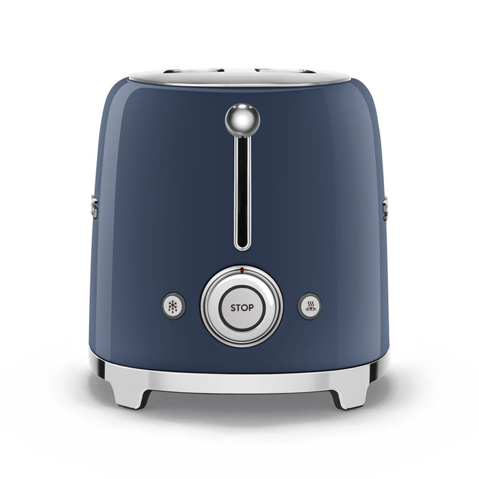 Smeg 50's Retro Style Aesthetic Navy 2-Slice Toaster