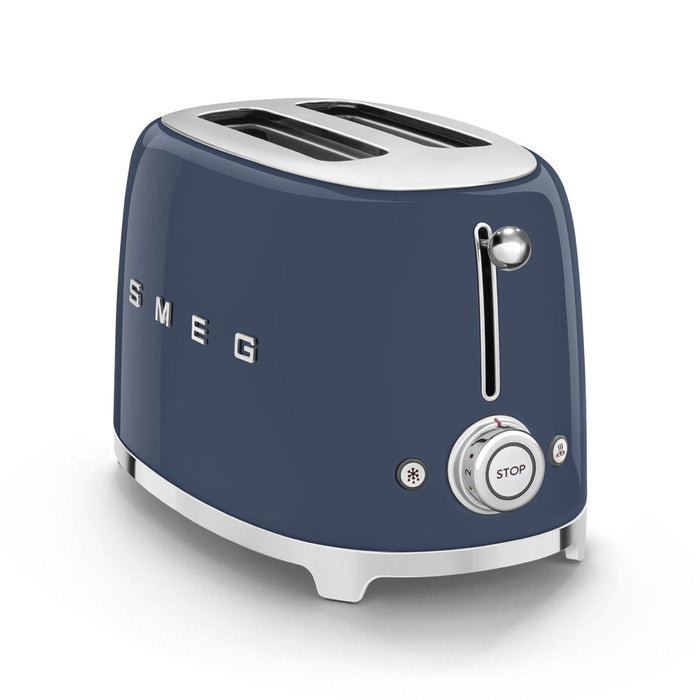 Smeg 50's Retro Style Aesthetic Navy 2-Slice Toaster