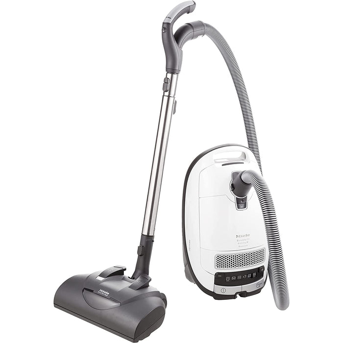 Miele Complete C3 Cat & Dog White Lotus Canister Vacuum with 6 Power Settings