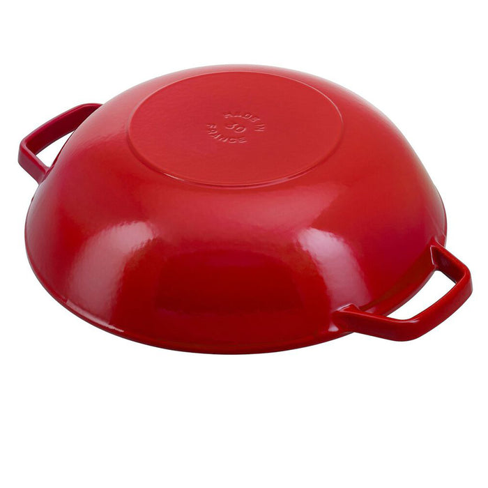 Staub Cast Iron Cherry Perfect Pan, 4.5-Quart