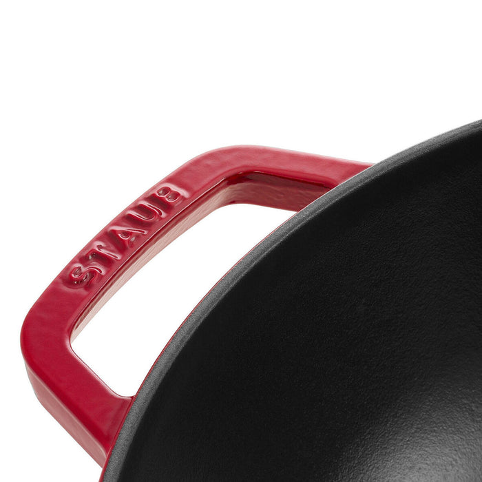 Staub Cast Iron Cherry Perfect Pan, 4.5-Quart