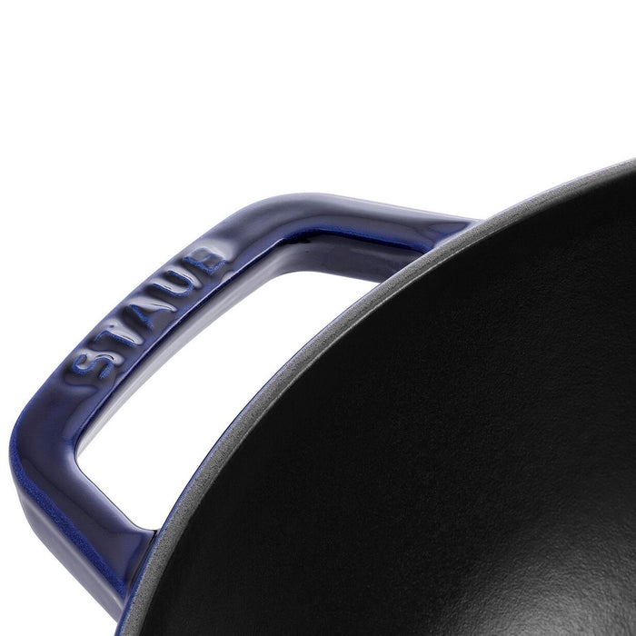 Staub Cast Iron Dark Blue Perfect Pan, 4.5-Quart