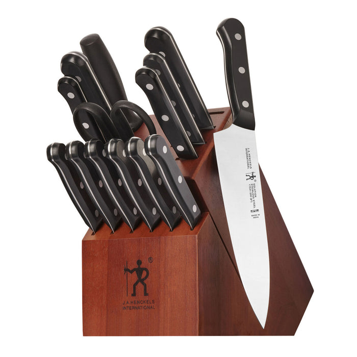 Henckels Solution Stainless Steel 15-Piece Knife Block Set