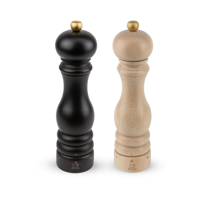 Peugeot Paris U'Select Salt and Pepper Mill Set Natural And Chocolate, 8.6-Inches - LaCuisineStore