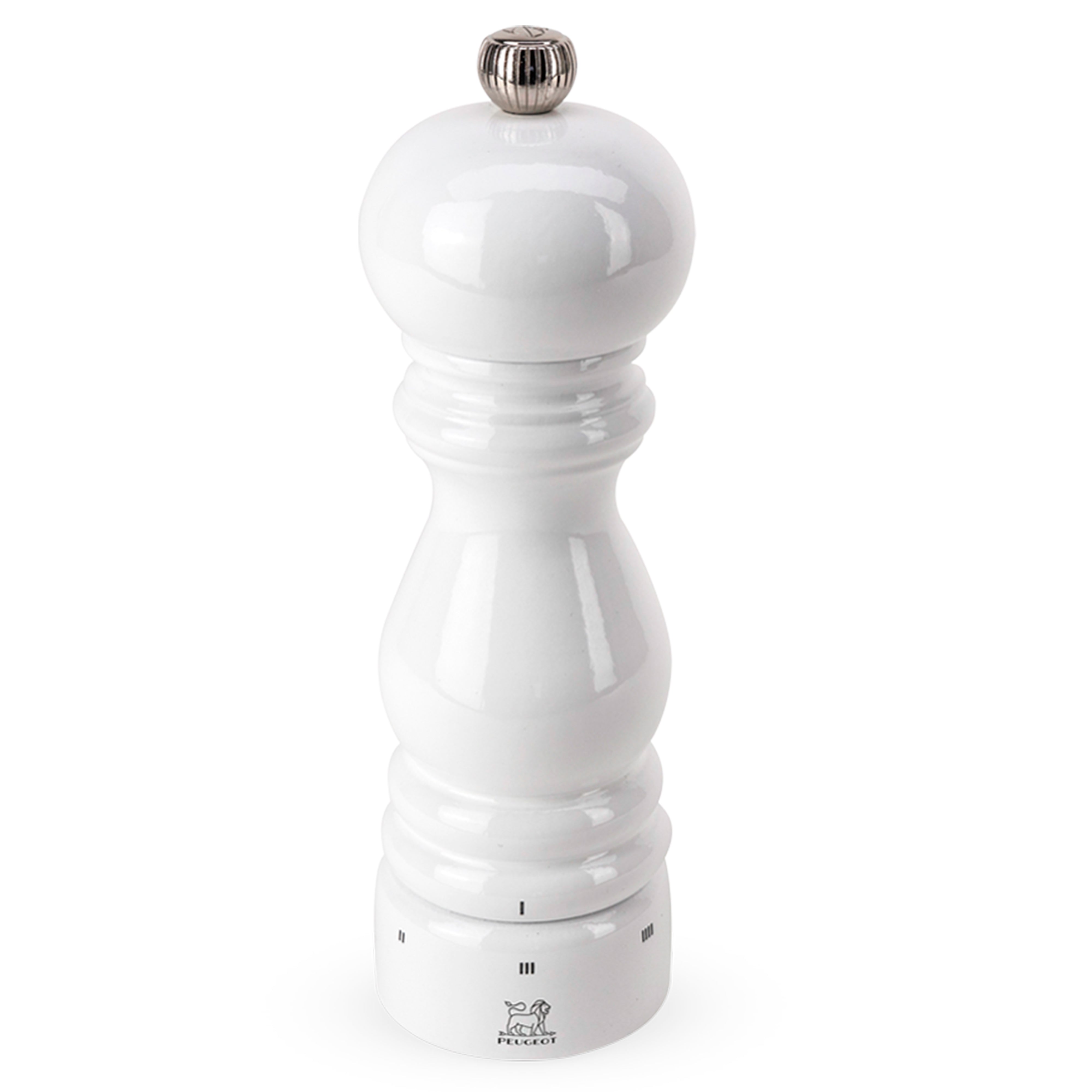 Peugeot Paris U'Select Salt Mill White Lacquered, 7-Inches - LaCuisineStore