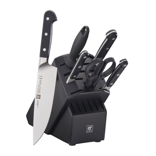 Zwilling Pro Knife Block Set Black, 7-Piece - LaCuisineStore