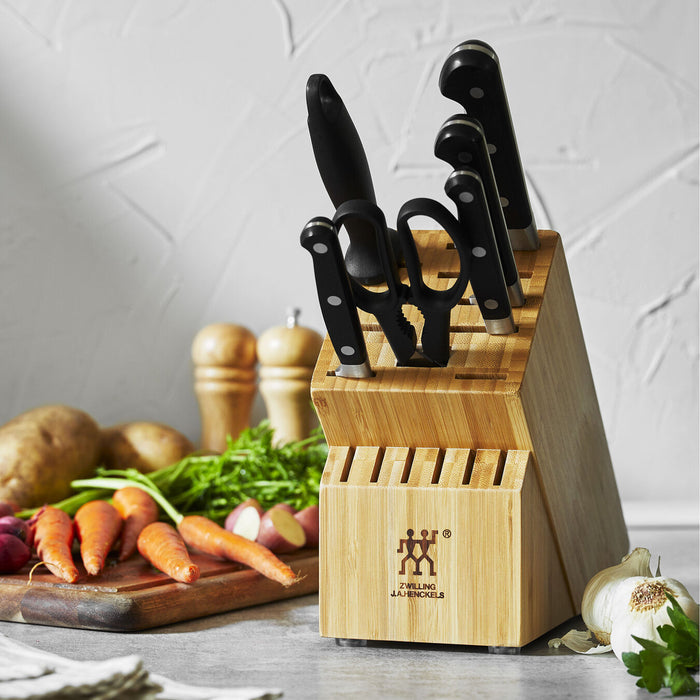 Zwilling Professional S Bamboo 7-Piece Knife Block Set