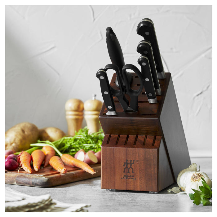 Zwilling Professional S Acacia 7-Piece Knife Block Set