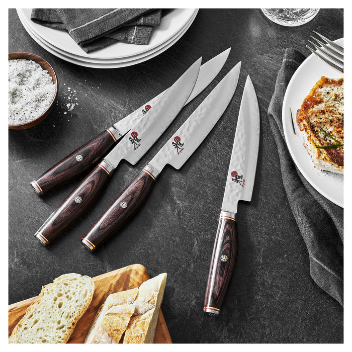 Miyabi Artisan 6000MCT Stainless Steel 4-Piece Steak Knife Set