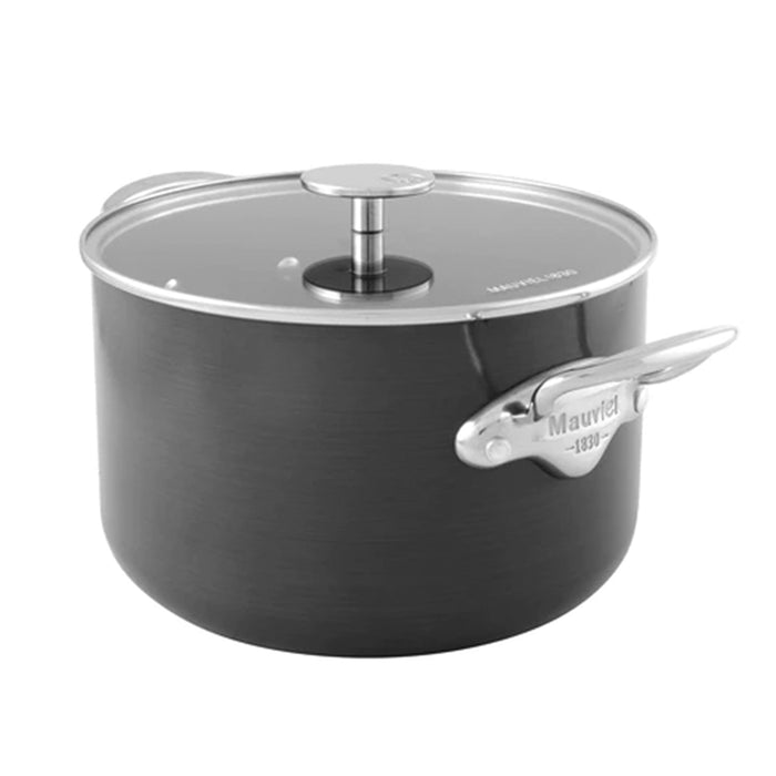 Mauviel M'Stone3 Aluminum Cocotte with Glass Lid, 9.9-Quart