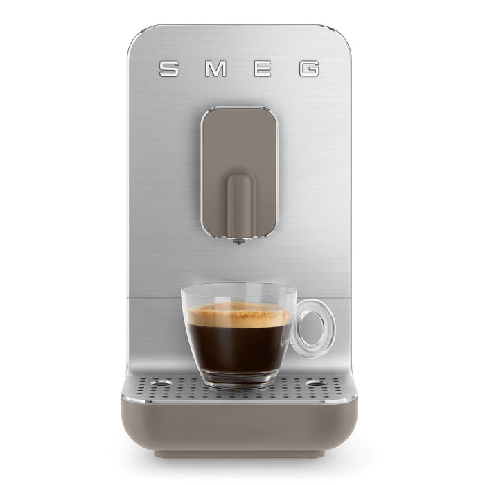 Smeg Fully Automatic Taupe Coffee Machine