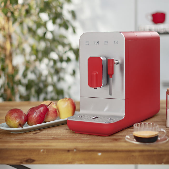 Smeg Fully Automatic Red Coffee Machine with Steamer