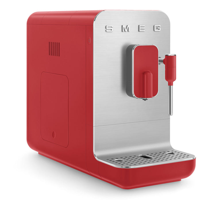 Smeg Fully Automatic Red Coffee Machine with Steamer