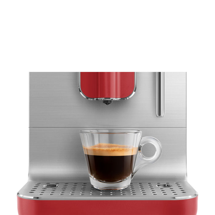 Smeg Fully Automatic Red Coffee Machine with Steamer