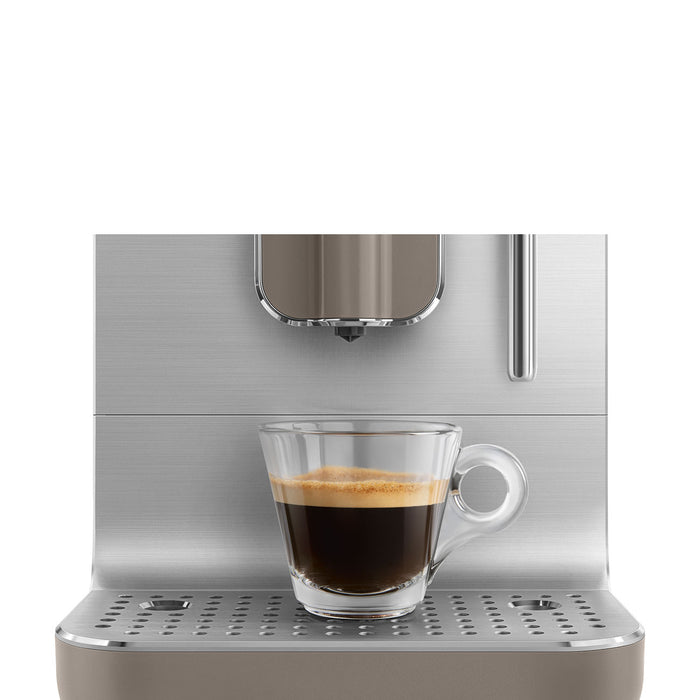 Smeg Fully Automatic Taupe Coffee Machine with Steamer