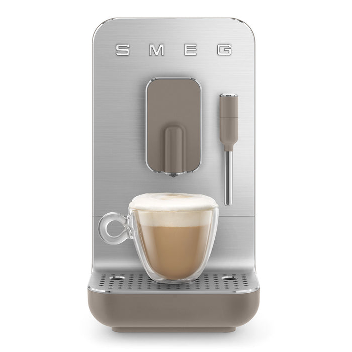 Smeg Fully Automatic Taupe Coffee Machine with Steamer