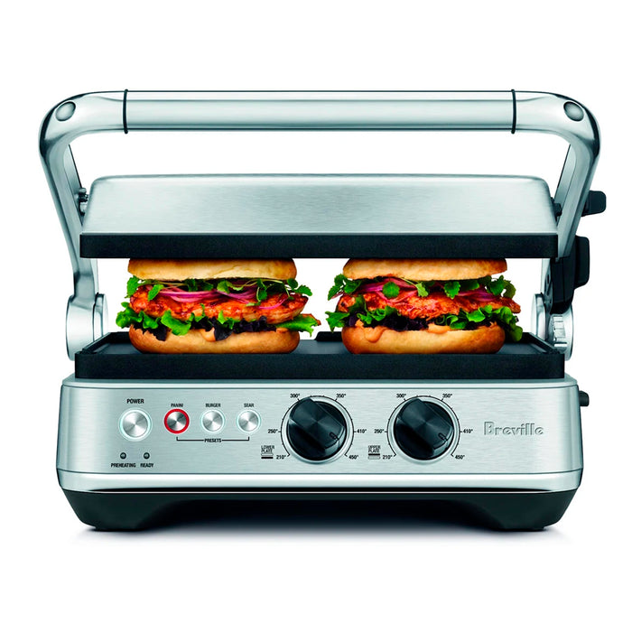 Breville Brushed Stainless Steel Sear & Press Grill