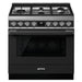 Smeg Portofino Aesthetic Pro-Style All-Gas Range, 36-Inches - LaCuisineStore