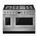 Smeg Portofino Aesthetic Pro-Style Dual Fuel Range Stainless Steel, 48-Inches - LaCuisineStore