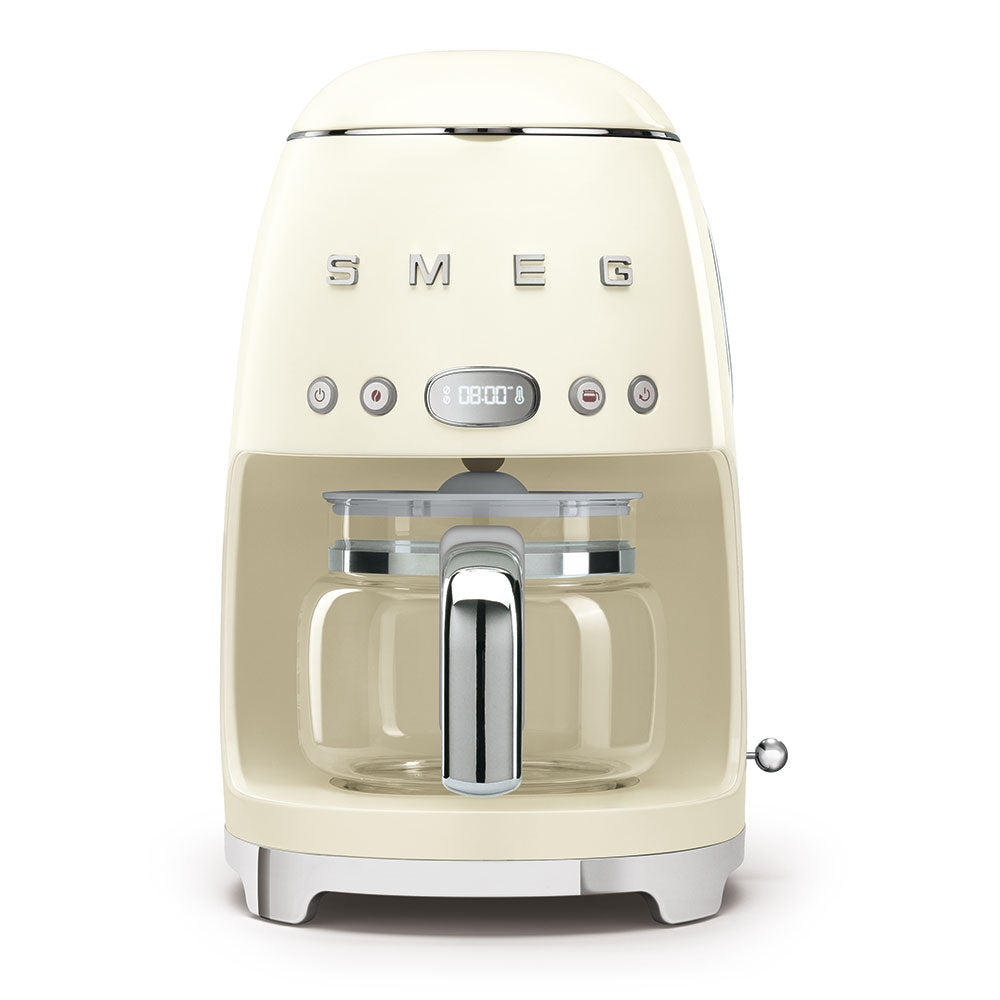 Smeg 50's Retro Style Aesthetic Cream Drip Coffee Machine