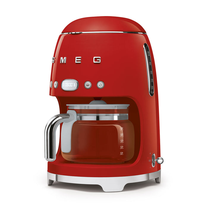 Smeg 50's Retro Style Aesthetic Red Drip Coffee Machine