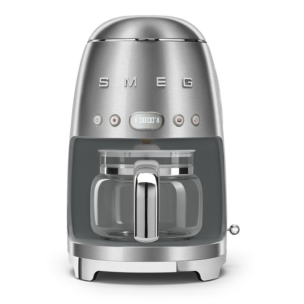 Smeg 50's Retro Style Aesthetic Drip Coffee Machine, Stainless Steel - LaCuisineStore