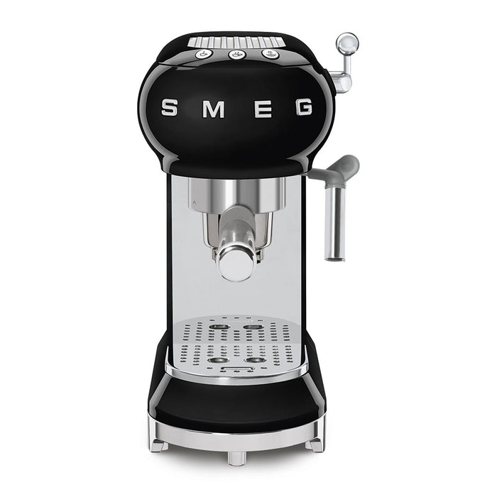 Smeg 50's Retro Style Aesthetic Black Espresso Coffee Machine