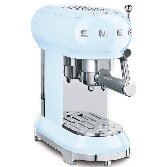 Smeg 50's Retro Style Aesthetic Pastel Blue Espresso Coffee Machine