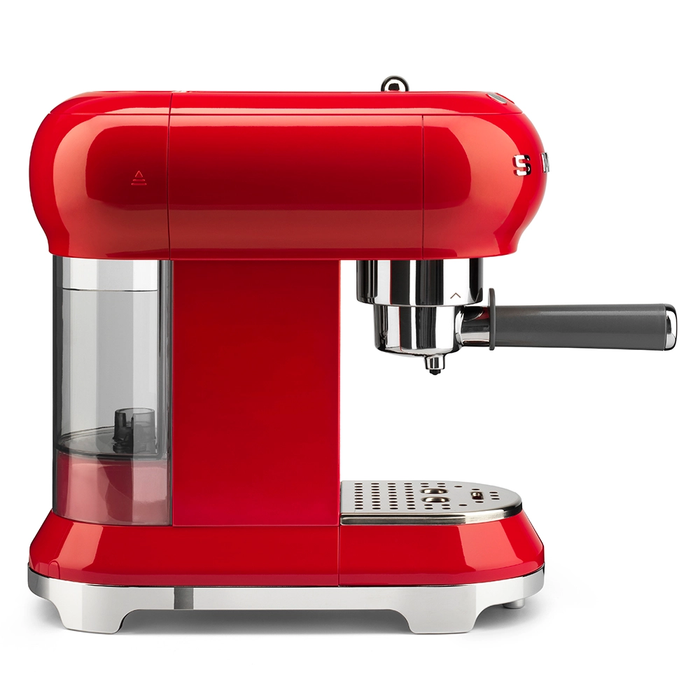 Smeg 50's Retro Style Aesthetic Red Espresso Coffee Machine