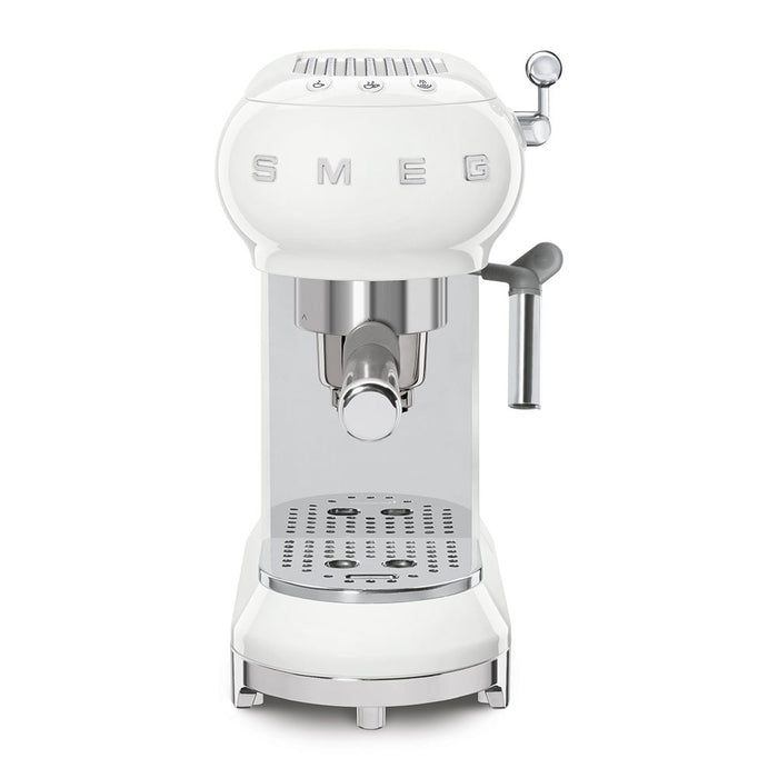 Smeg 50's Retro Style Aesthetic White Espresso Coffee Machine