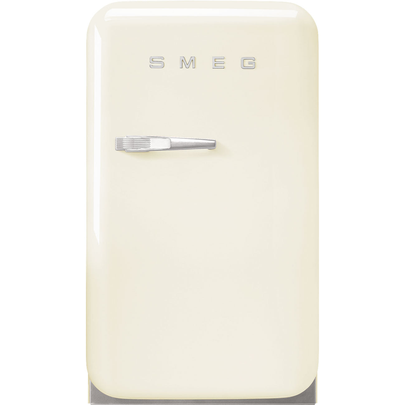 Smeg 50's Retro Style Aesthetic Freestanding Cream Mini Cooler Right Hand Hinge with 1.34 Cu Ft Capacity , 15-Inches