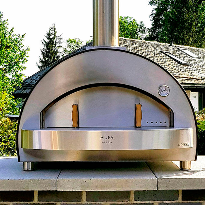 Alfa Forni 4 Pizze Copper Wood-Powered Pizza Oven