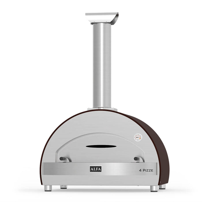 Alfa Forni 4 Pizze Copper Wood-Powered Pizza Oven