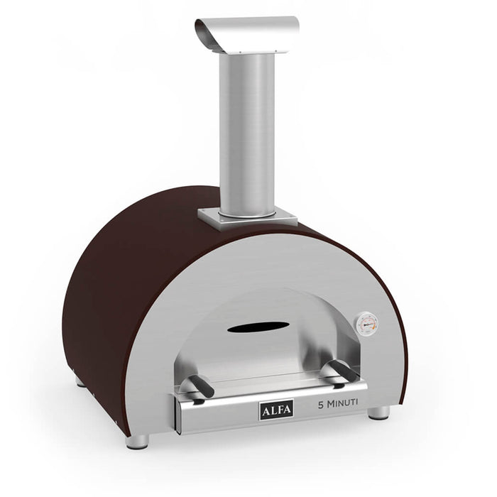 Alfa Forni 5 Minuti Copper Wood-Powered Pizza Oven