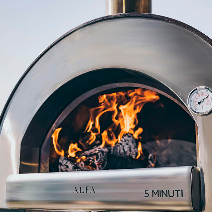 Alfa Forni 5 Minuti Copper Wood-Powered Pizza Oven