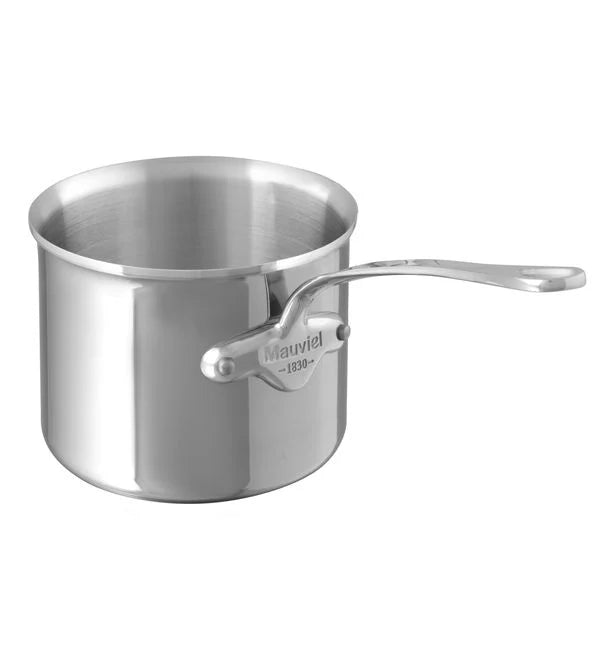 Mauviel M'Cook Stainless Steel Bain Marie Sauce Pan, 0.9-Quart