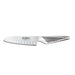 Global Classic Stainless Steel Hollow Ground Santoku Knife, 5-Inches - LaCuisineStore