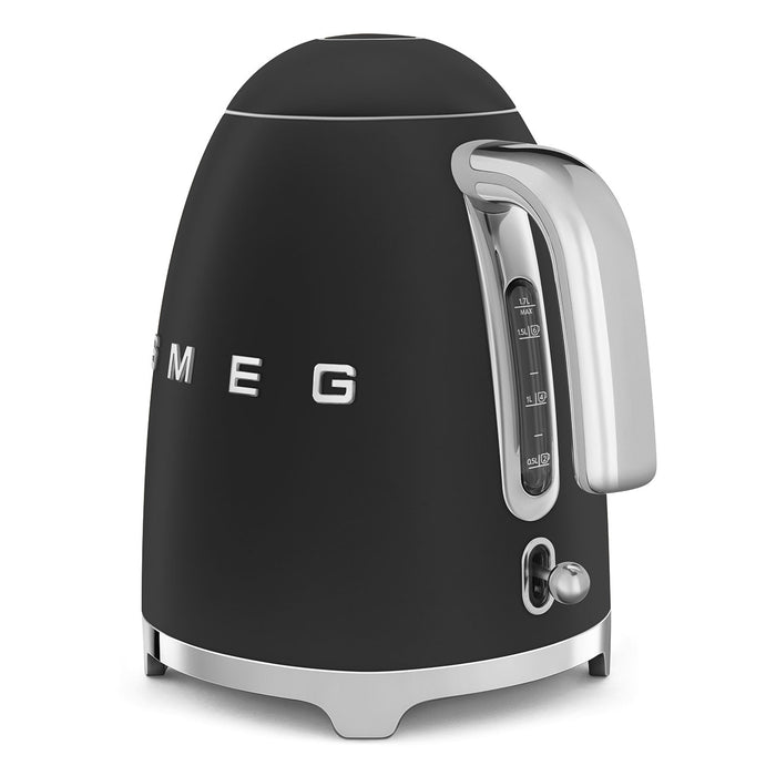 Smeg 50's Retro Style Aesthetic KLF03 Matte Black Electric Kettle