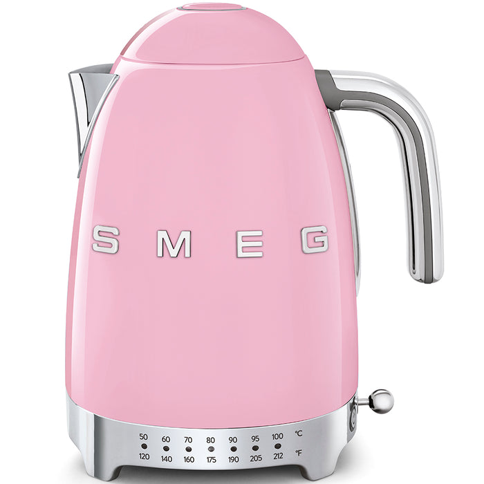 Smeg 50's Retro Style Variable Temperature KLF04 Pink Kettle