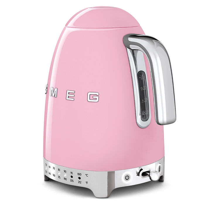 Smeg 50's Retro Style Variable Temperature KLF04 Pink Kettle